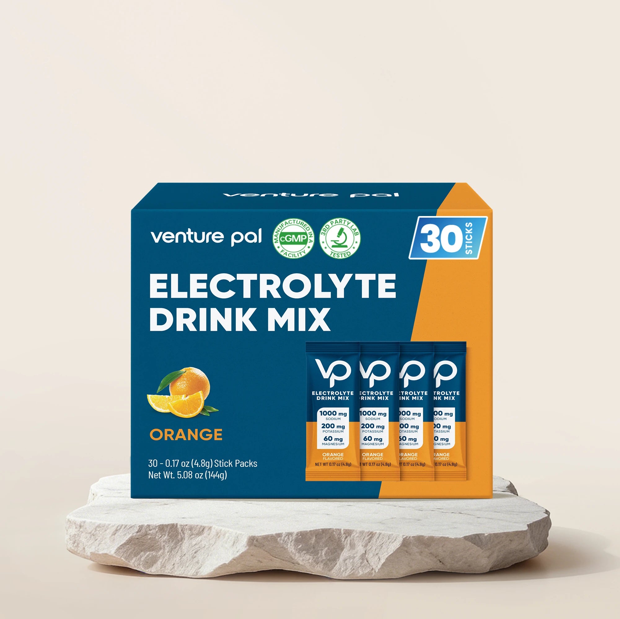 High Sodium Sugar-Free Electrolyte Powder Packets