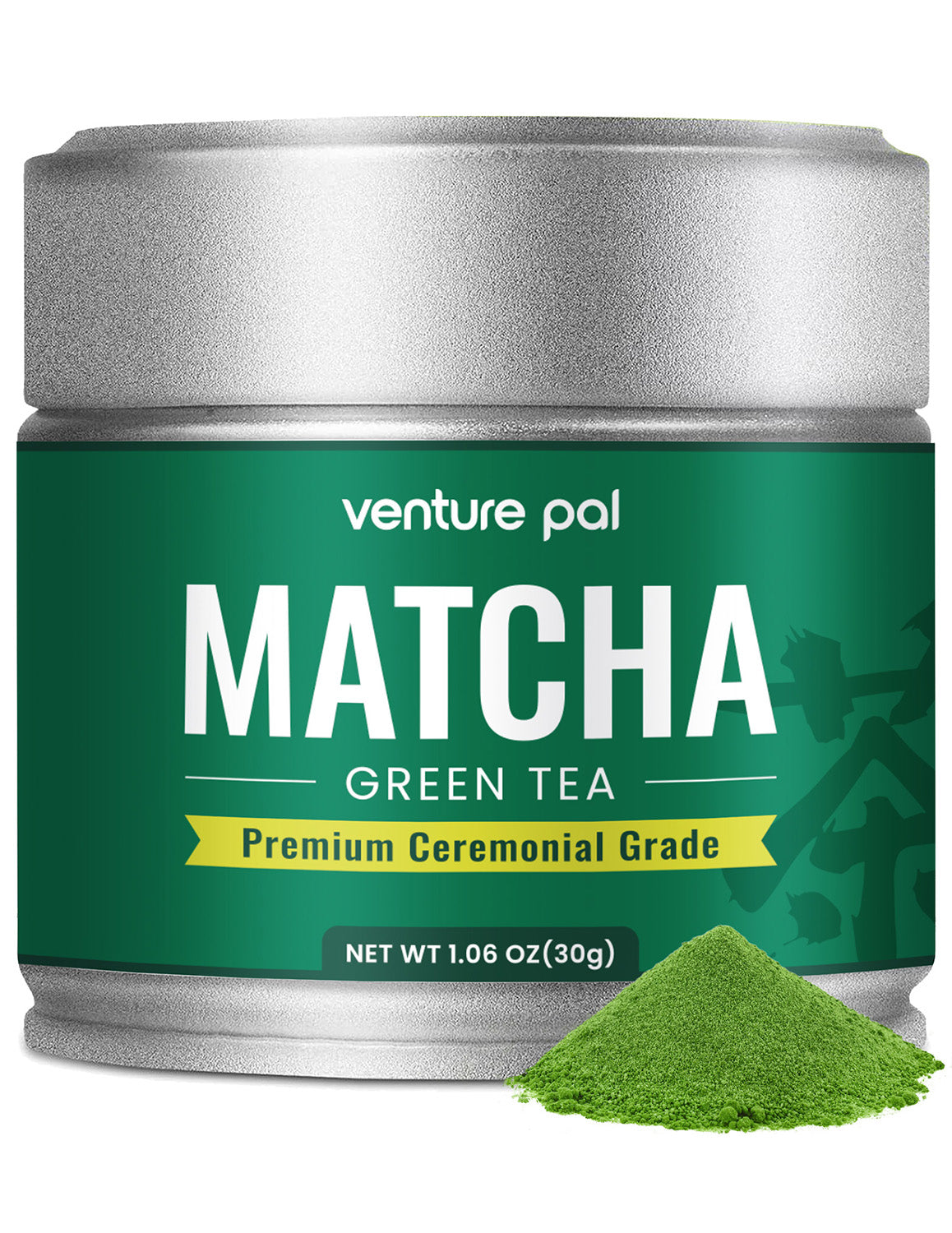 Venture Pal Ceremonial Grade Matcha Powder - 30g/1.06oz