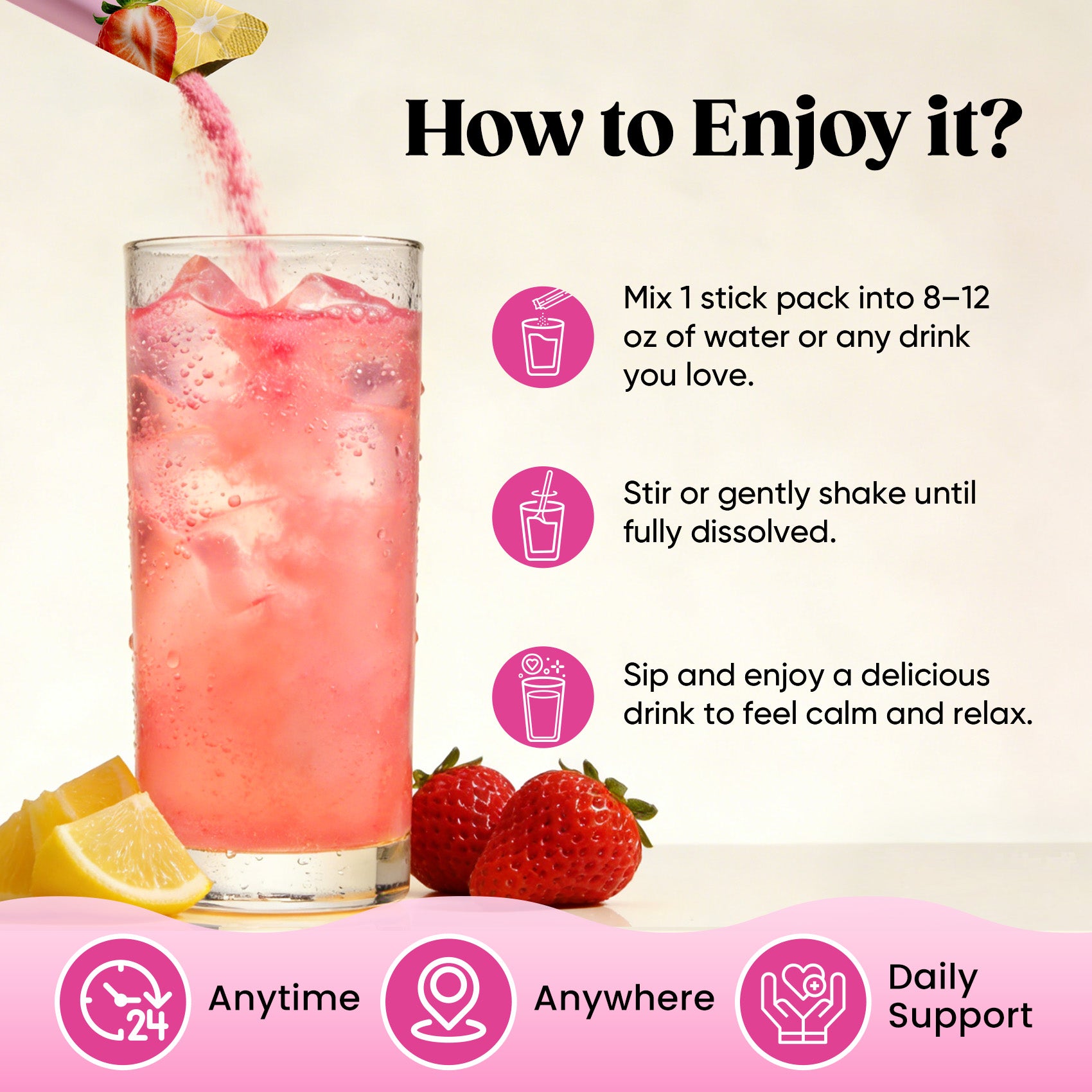 Magnesium Glycinate Powdered Drink Mix