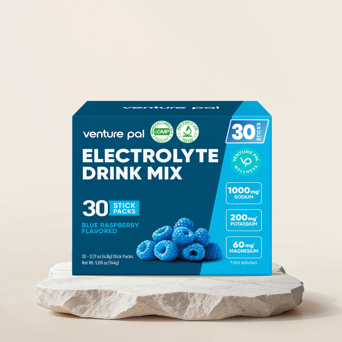 High Sodium Sugar-Free Electrolyte Powder Packets