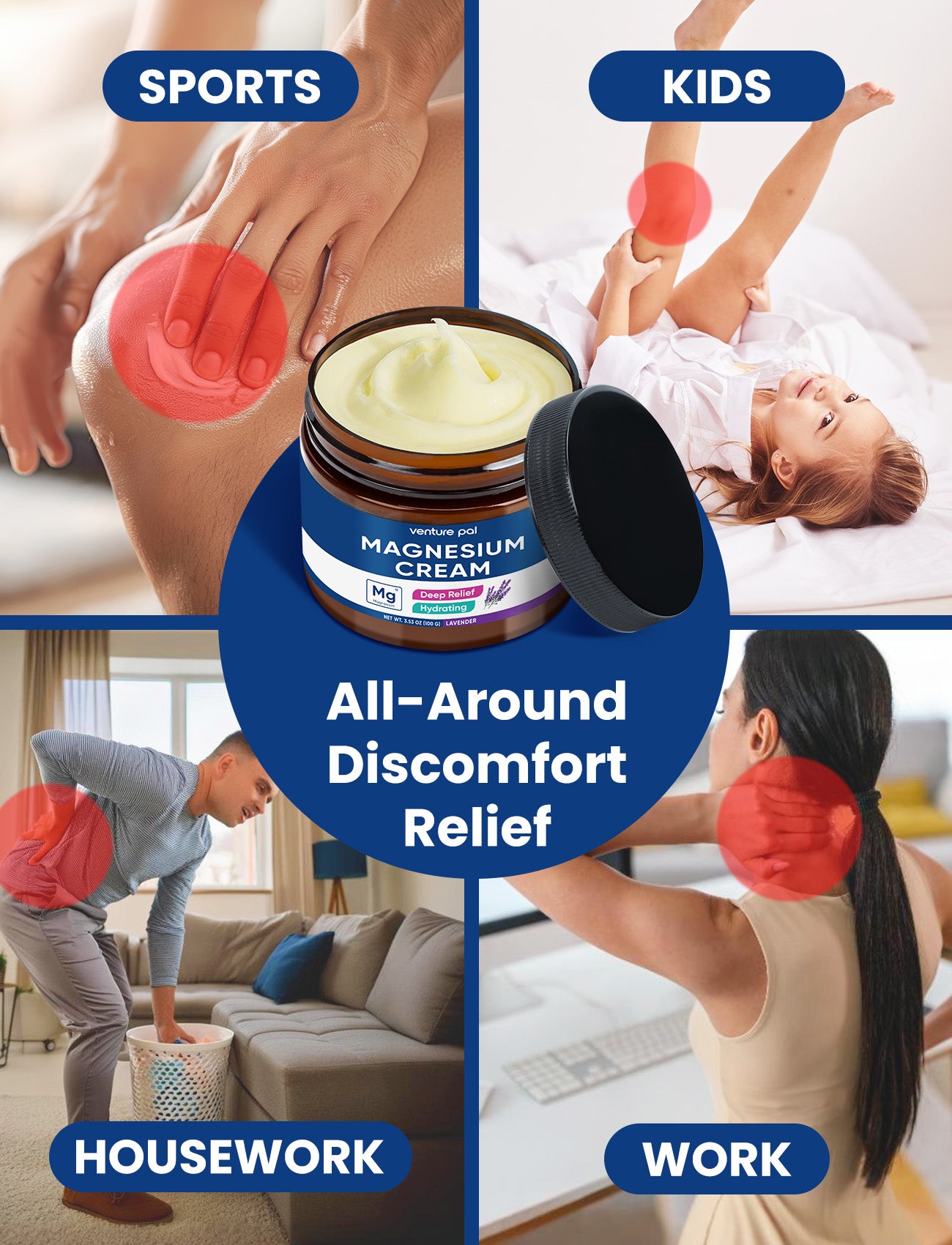 Topical Magnesium Cream - Lavender