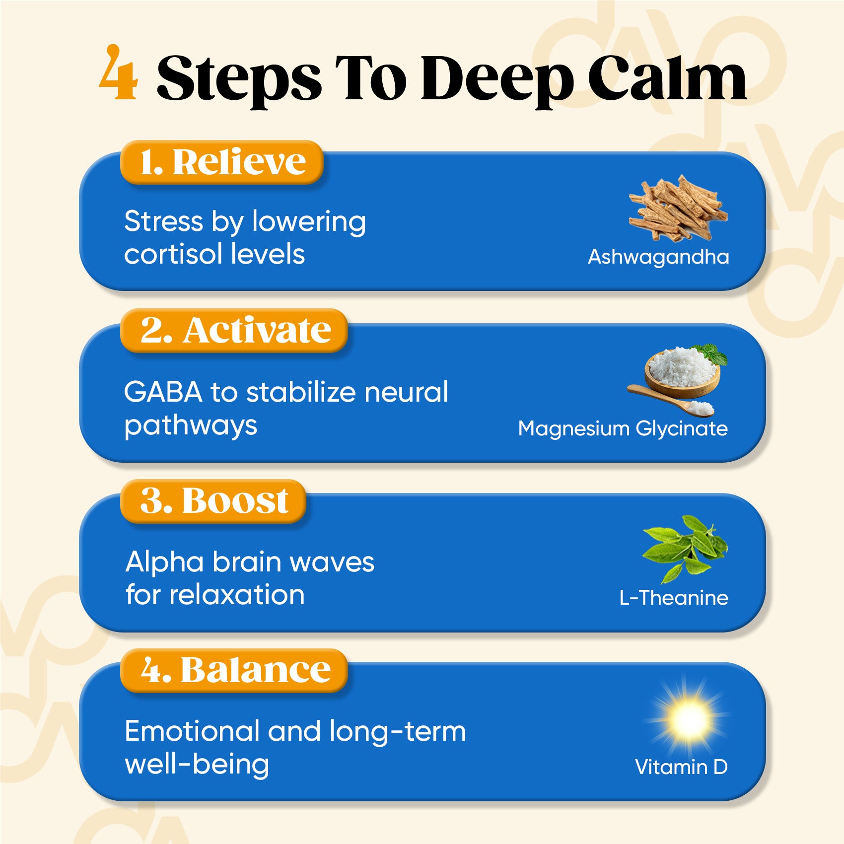 Magnesium Glycinate Powdered Drink Mix - Variety- 16 Sticks