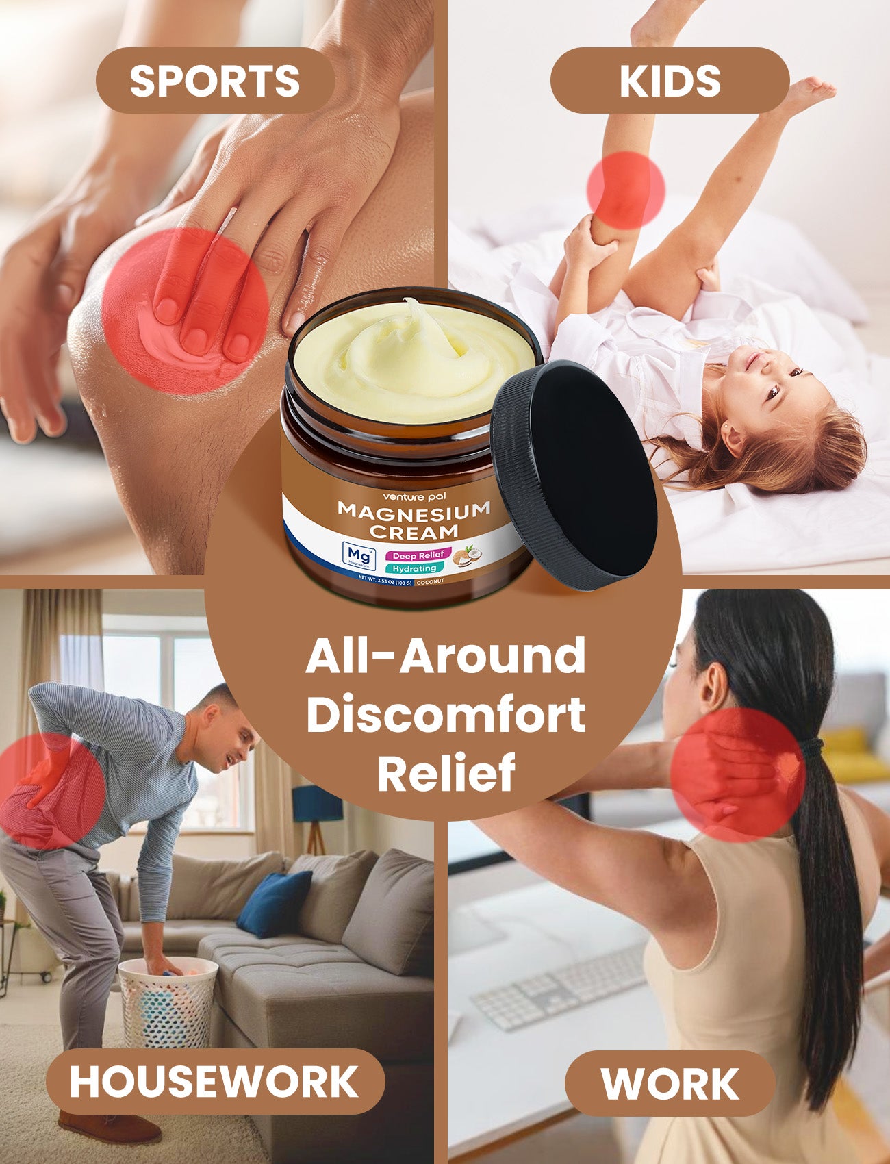 Topical Magnesium Cream - Coconut