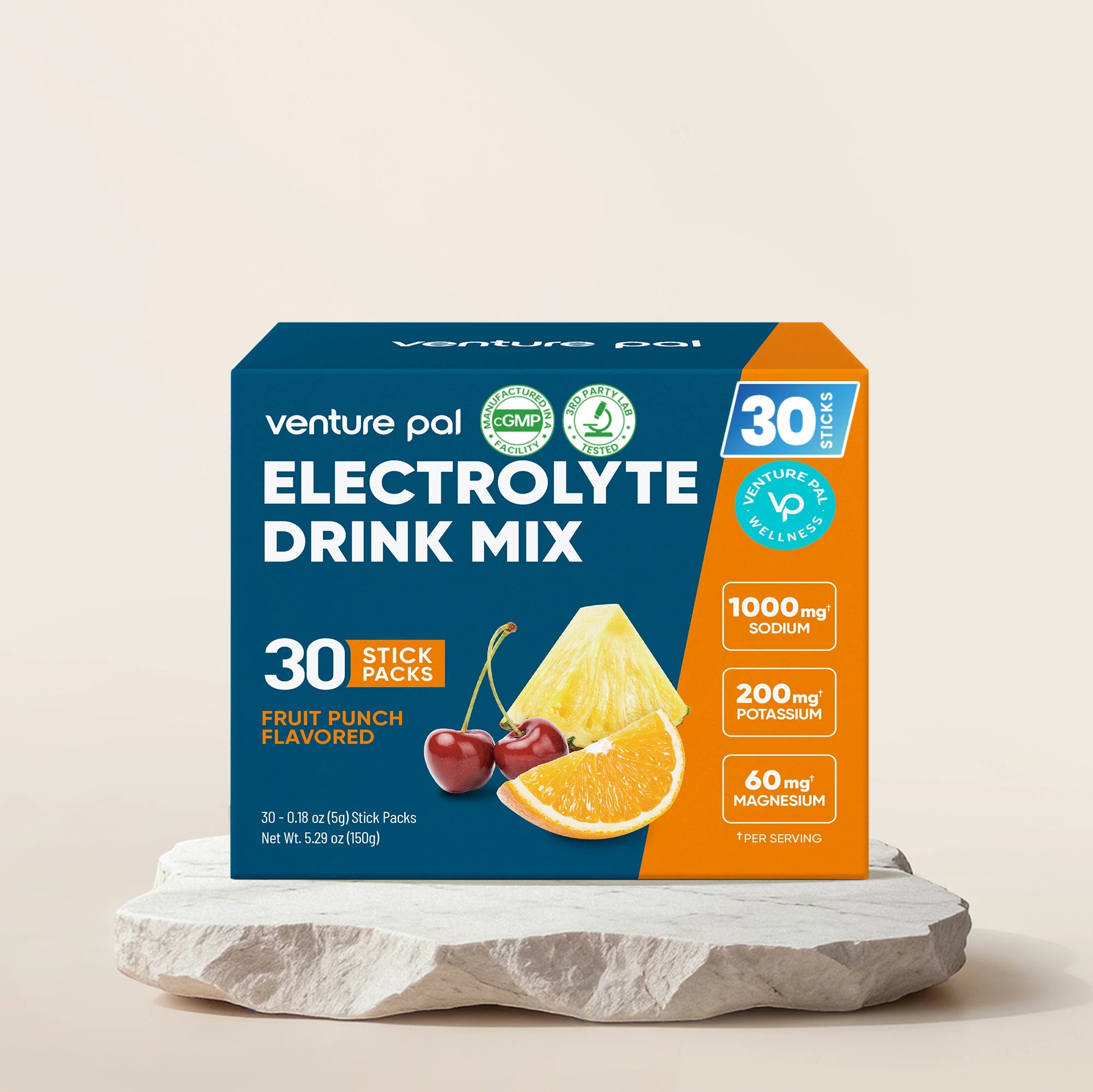 High Sodium Sugar-Free Electrolyte Powder Packets