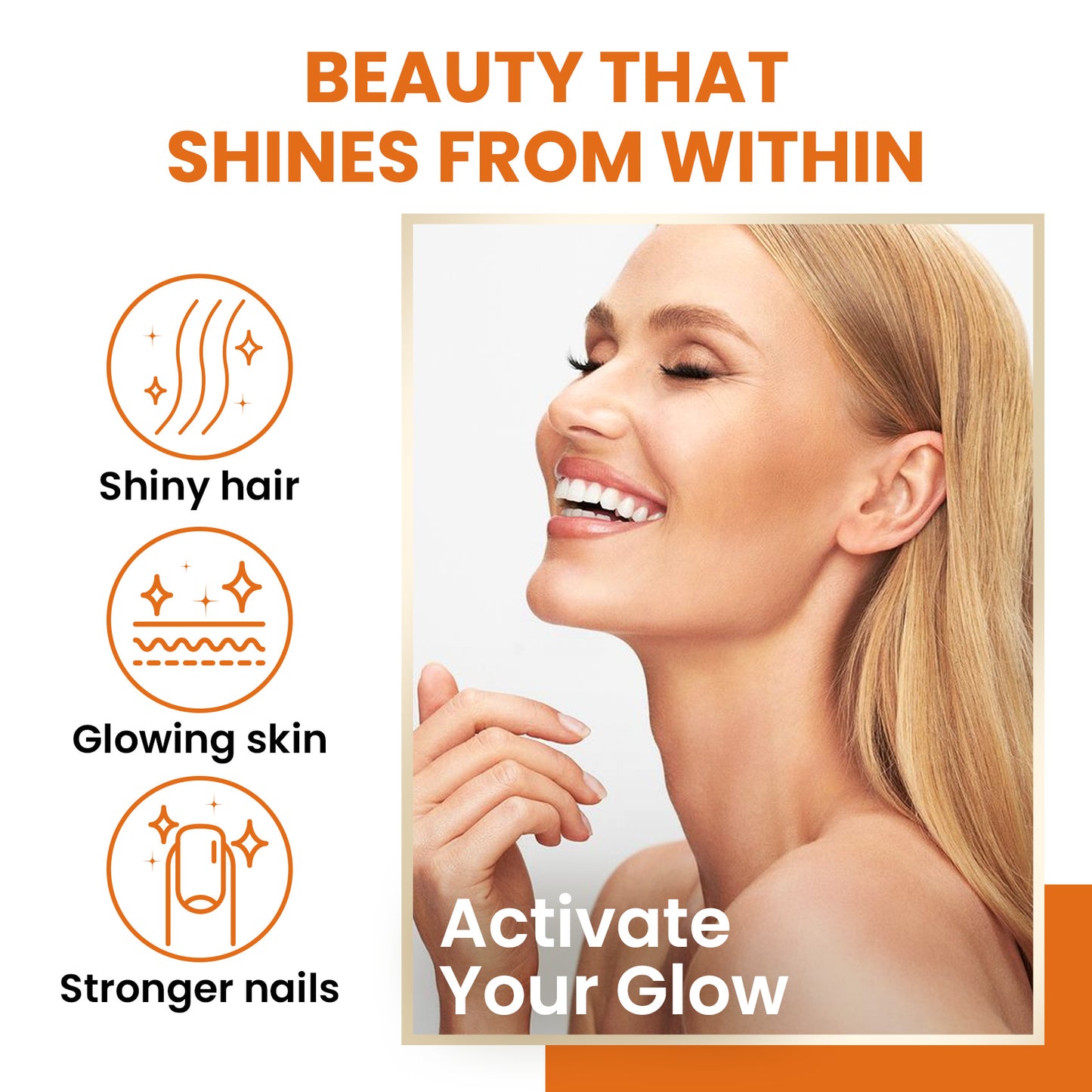 Venture Pal Biotin Gummies – Orange