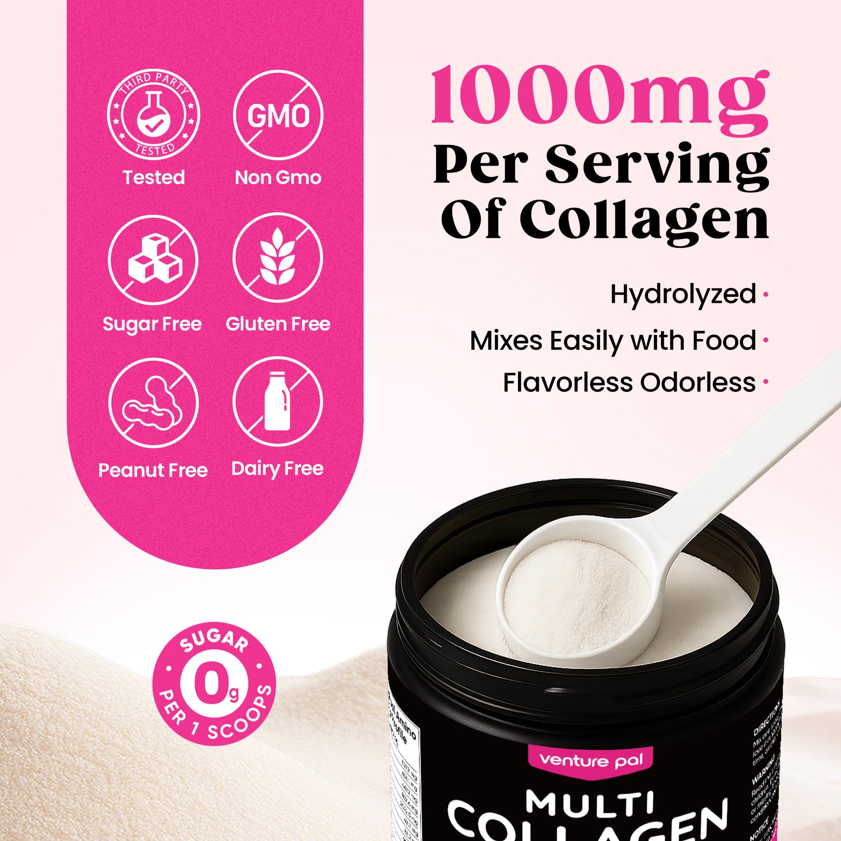 Multi Collagen Powder - Unflavored - 30 Servings