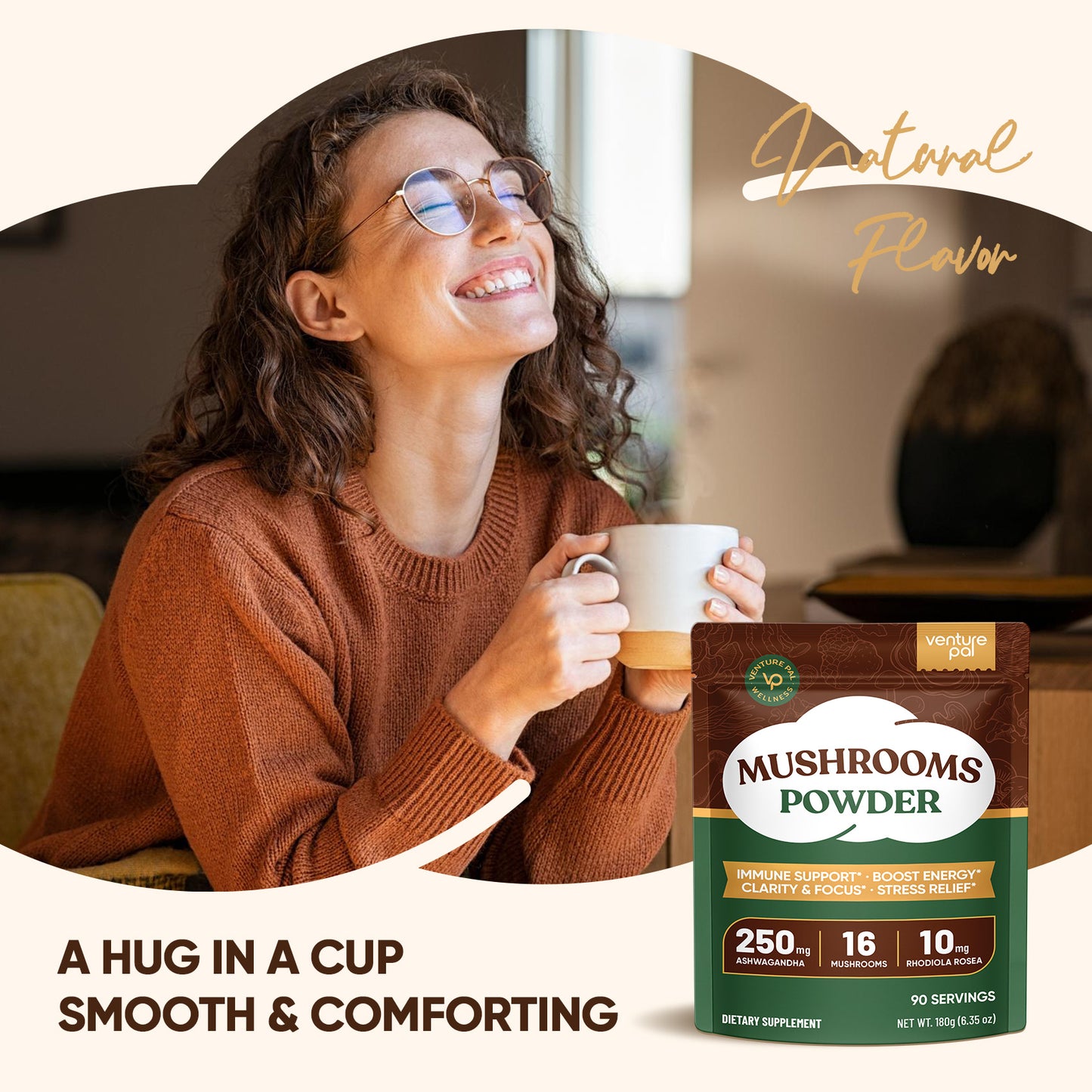 Venture Pal 16 Mushroom Powder-90 Servings