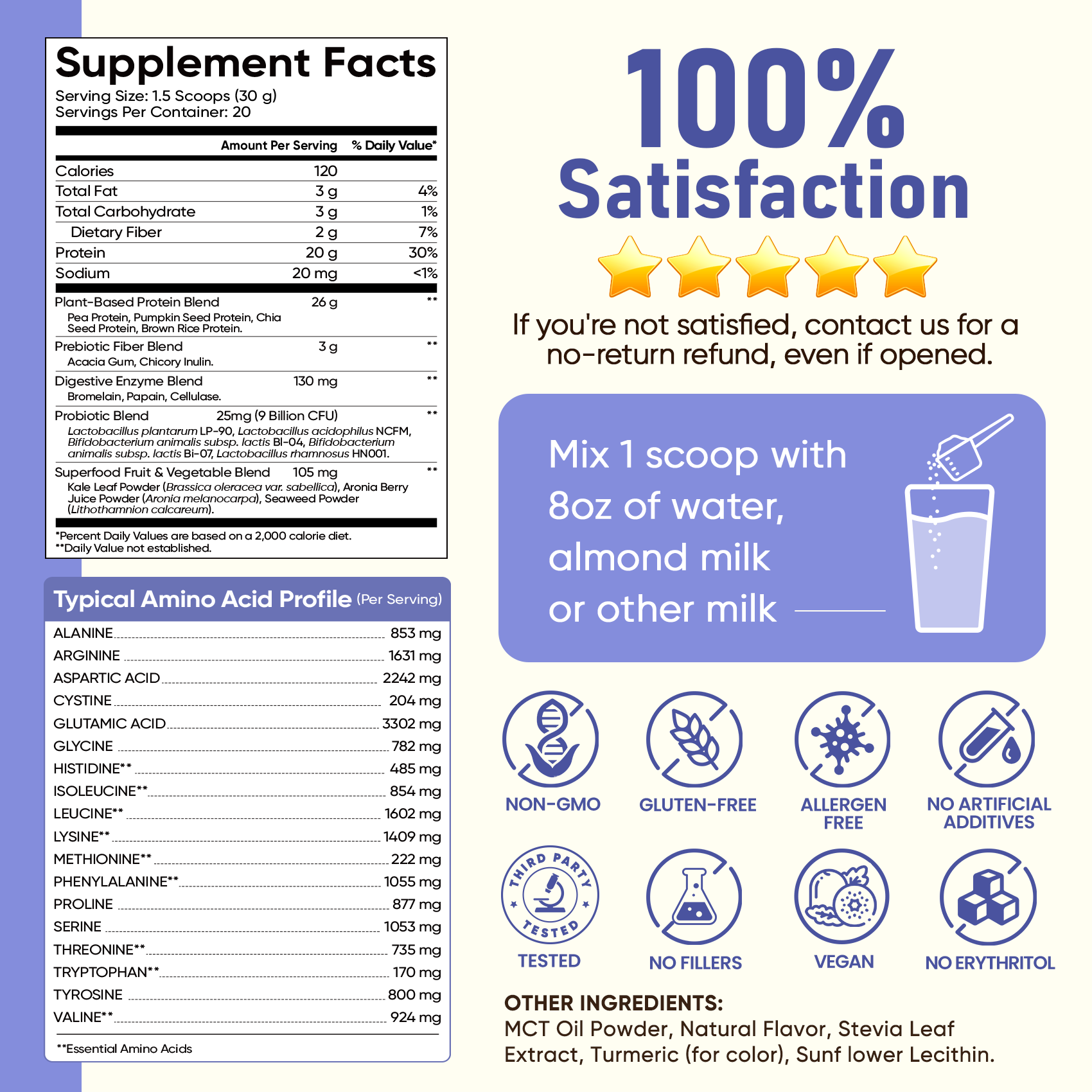 Plant Based Protein Powder