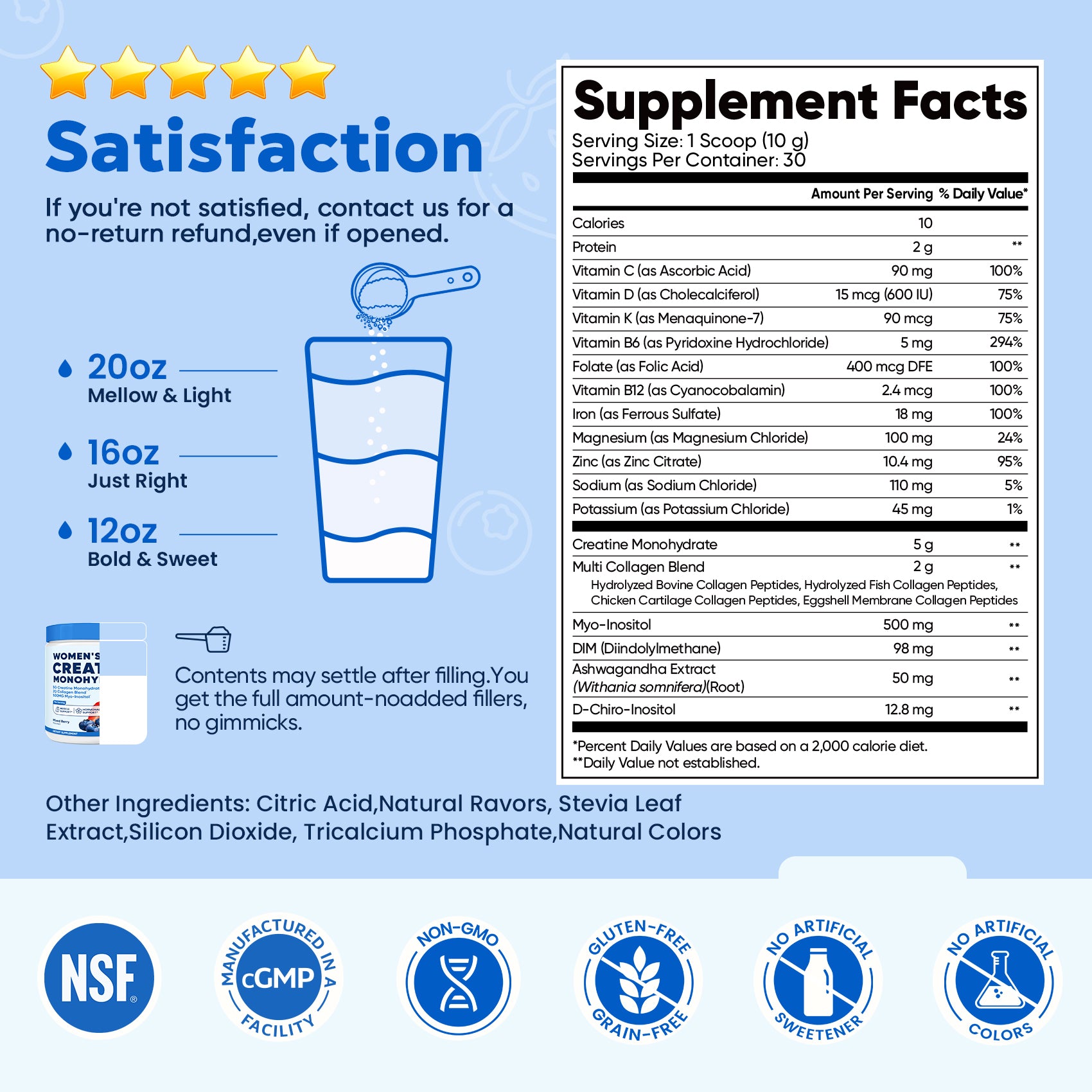Women's Creatine Monohydrate