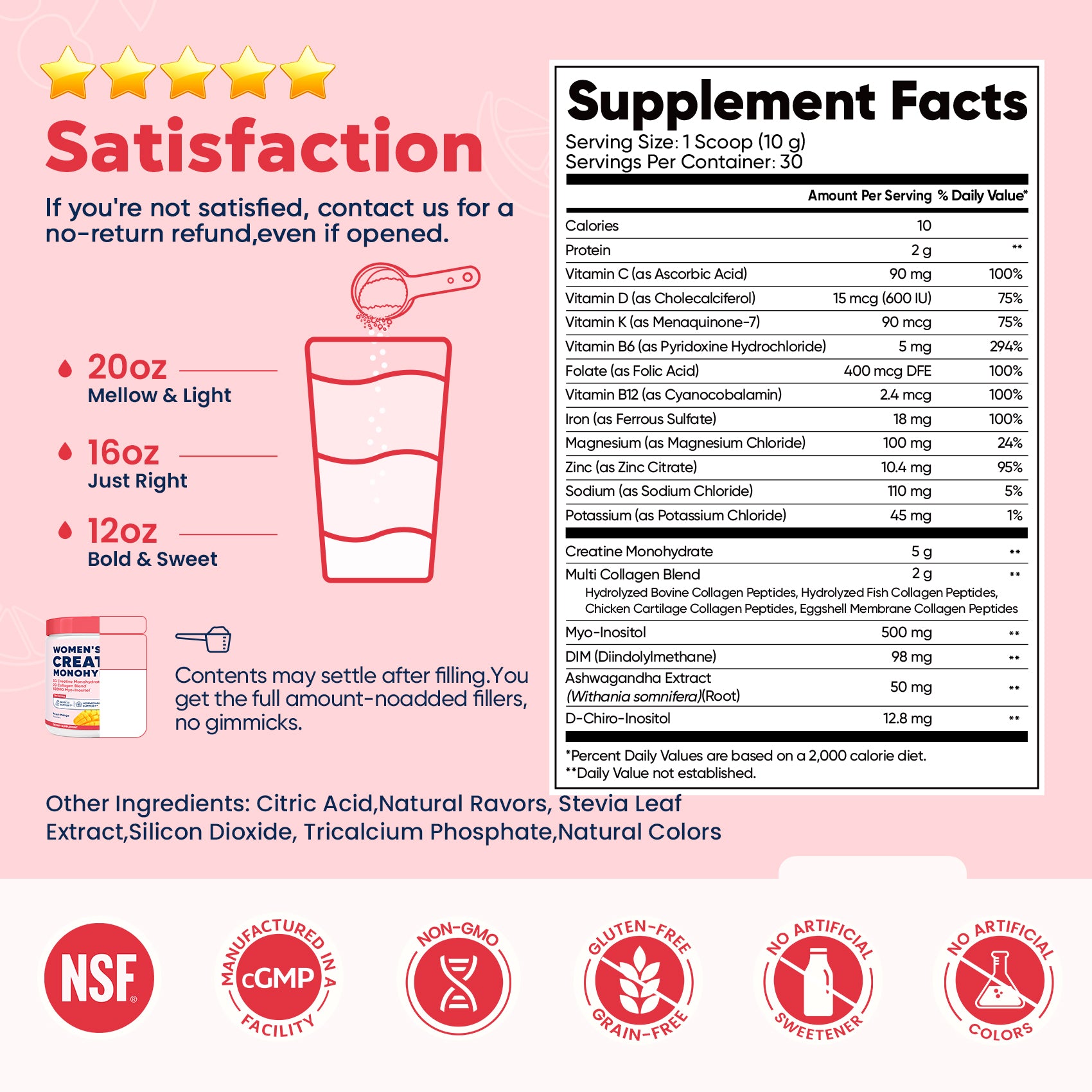 Women's Creatine Monohydrate