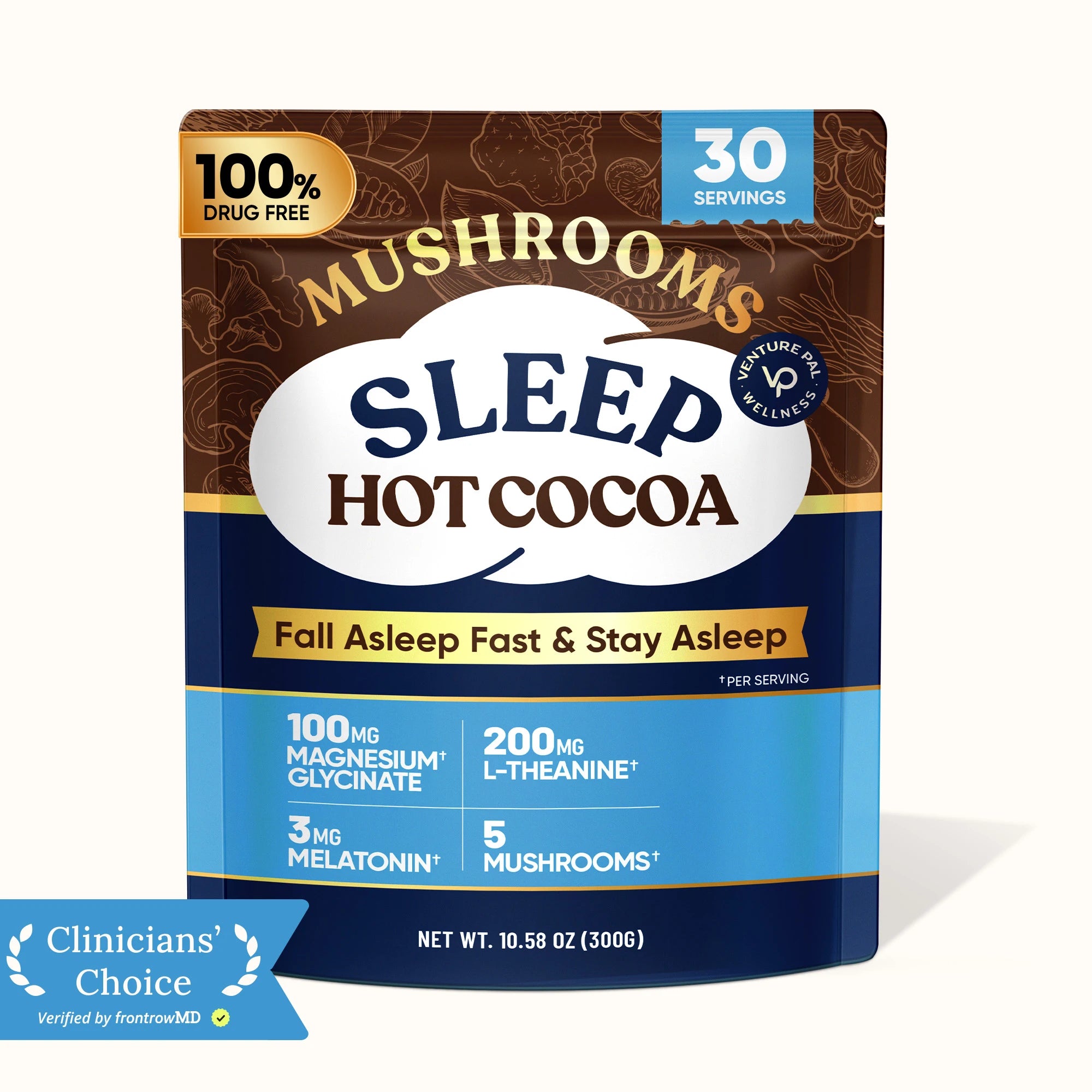 Mushroom Sleep Hot Cocoa - 30 servings