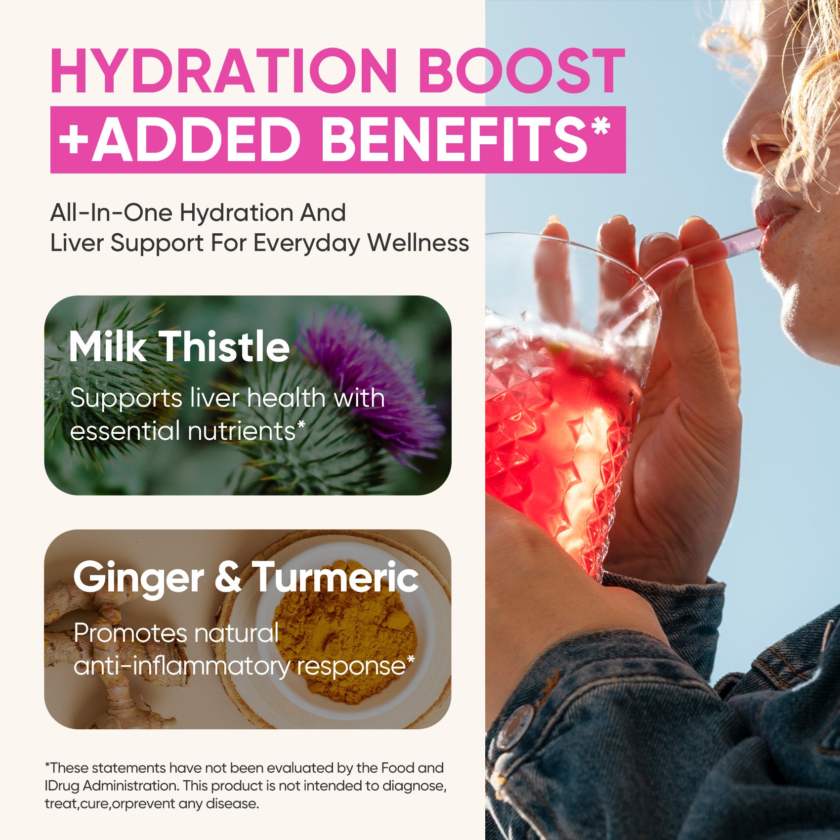 Liver Support Sugar Free Electrolyte Powder Packets - Mixed Berry - 12 Sticks