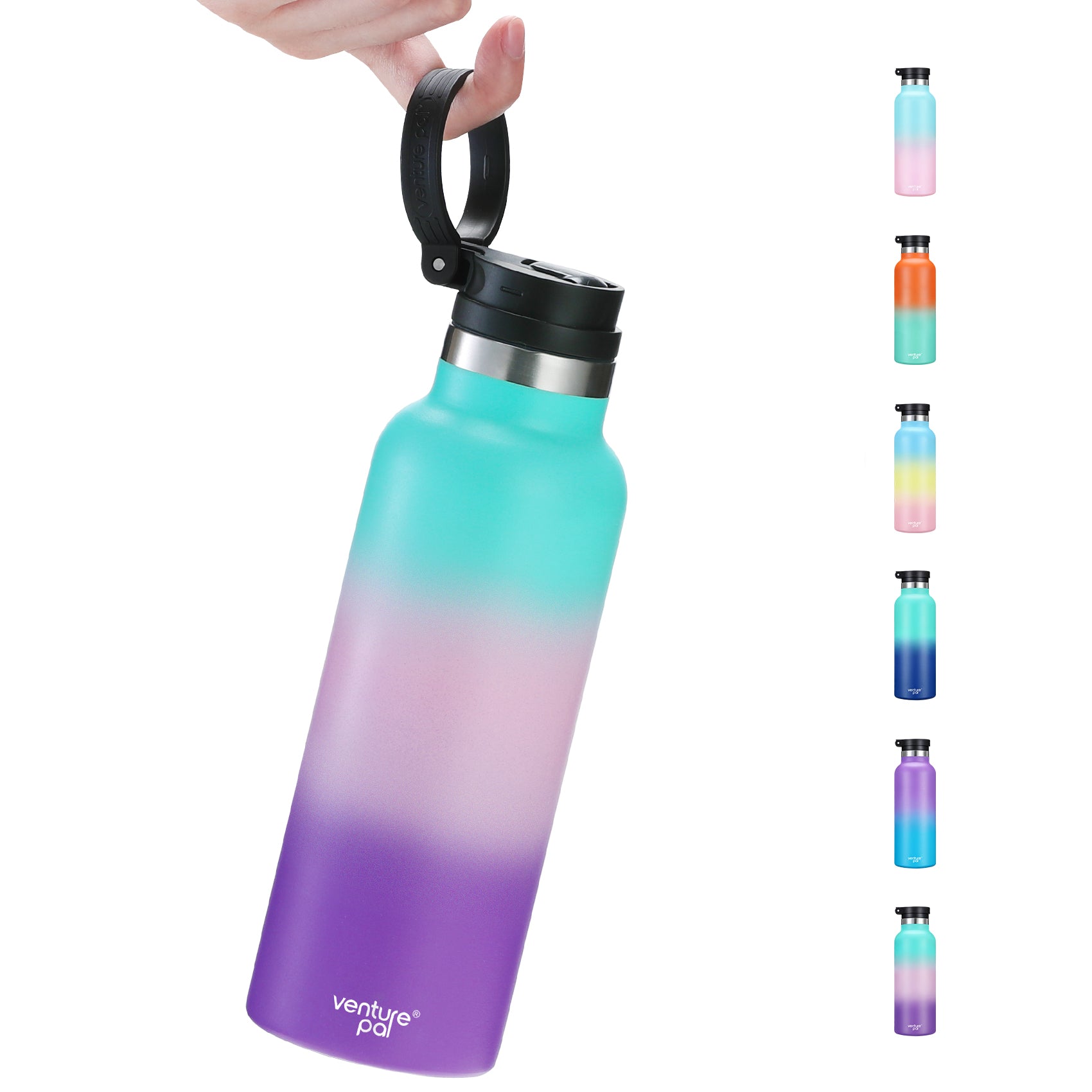 17 oz. Insulated Water Bottle Light Blue Gradient