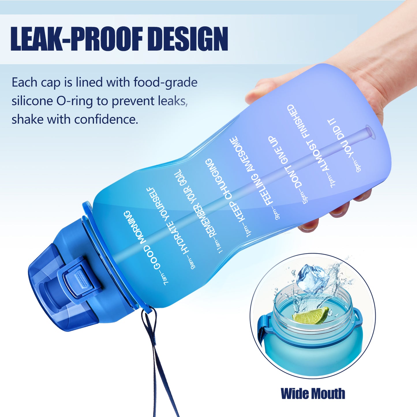 Khloe Kardashian's Venture Pal 128oz Motivational Water Bottle