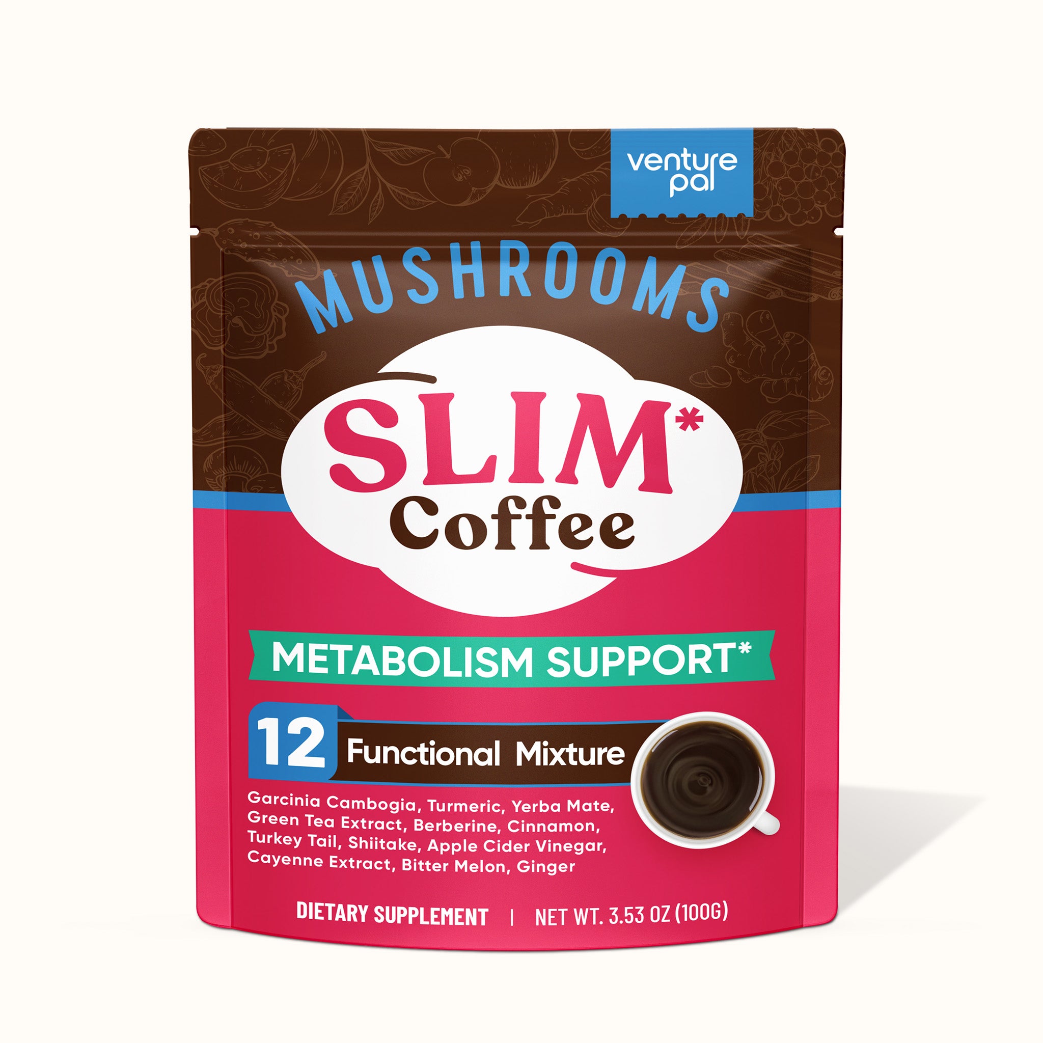 Slim Mushroom Coffee - 40 Servings