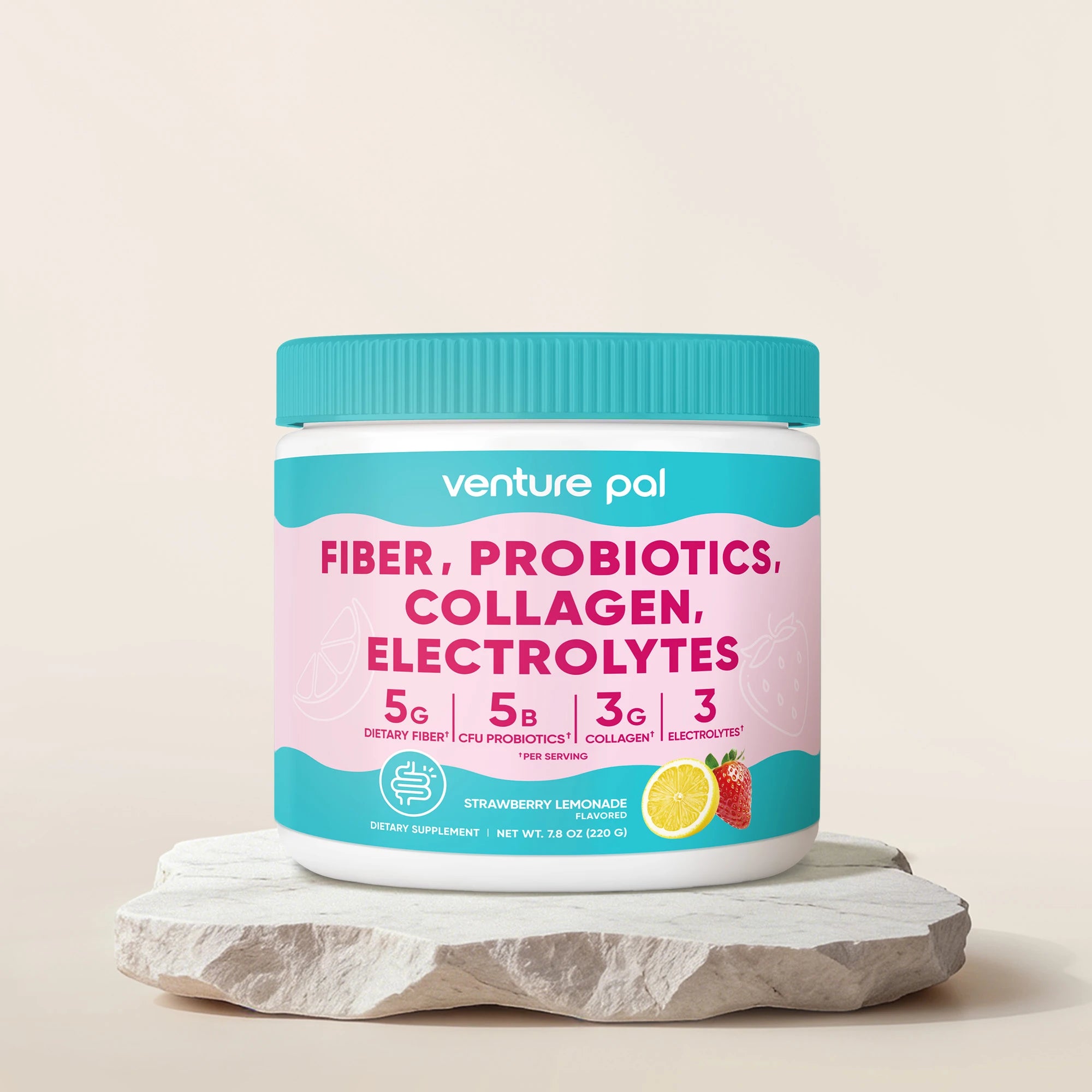 4-in-1 Fiber Supplement - Strawberry Lemonade