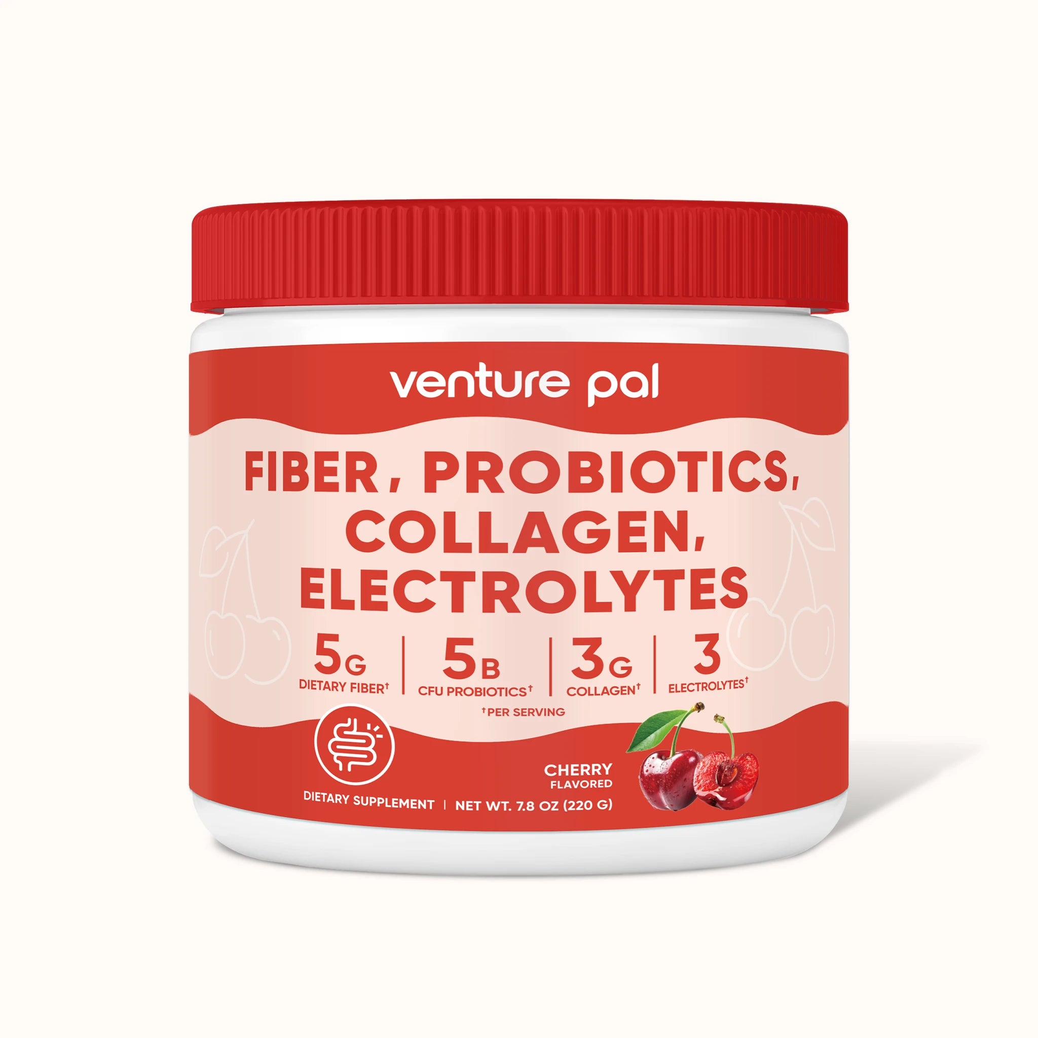 4-in-1 Fiber Supplement - Cherry
