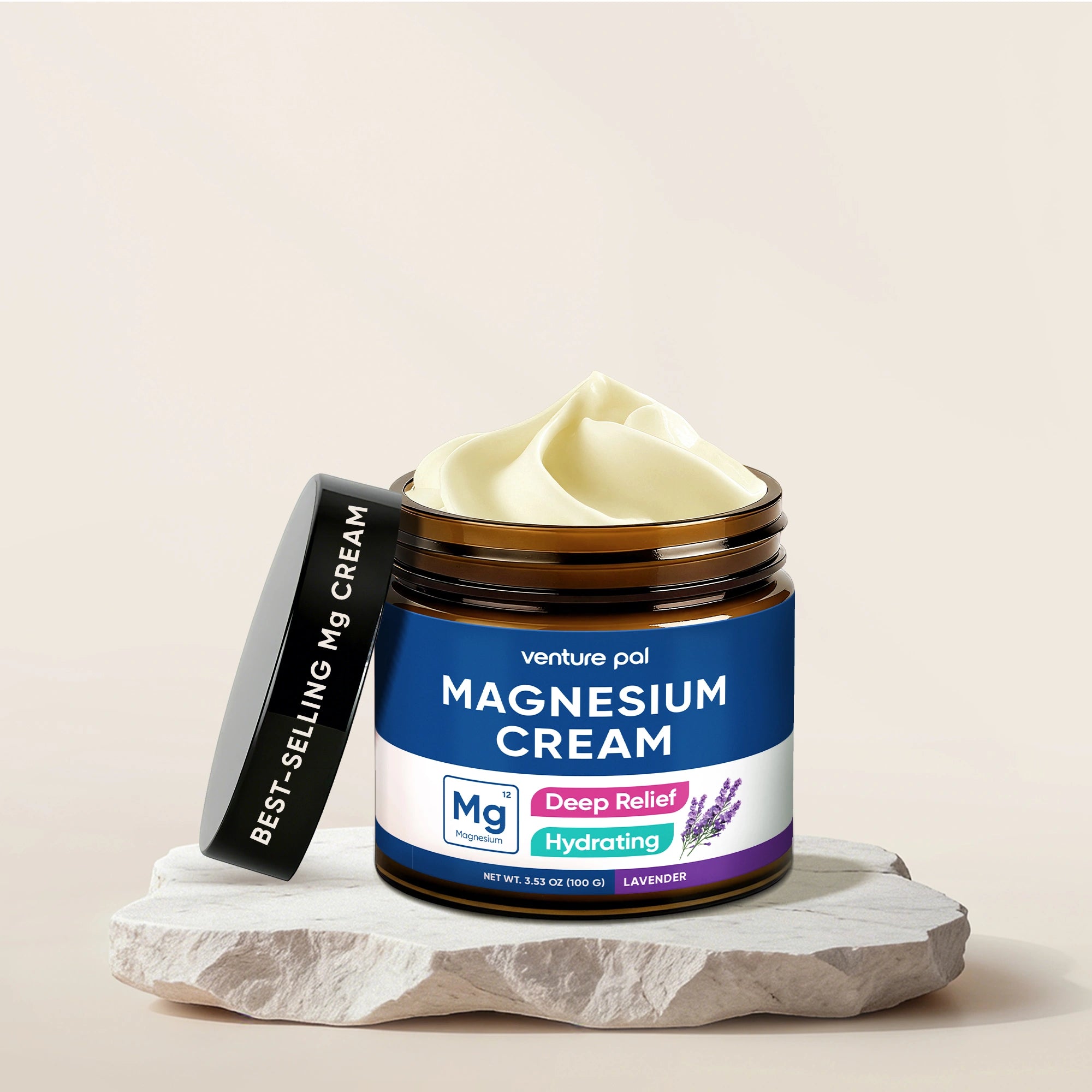 Venture Pal Topical Magnesium Cream for Sleep & Calm