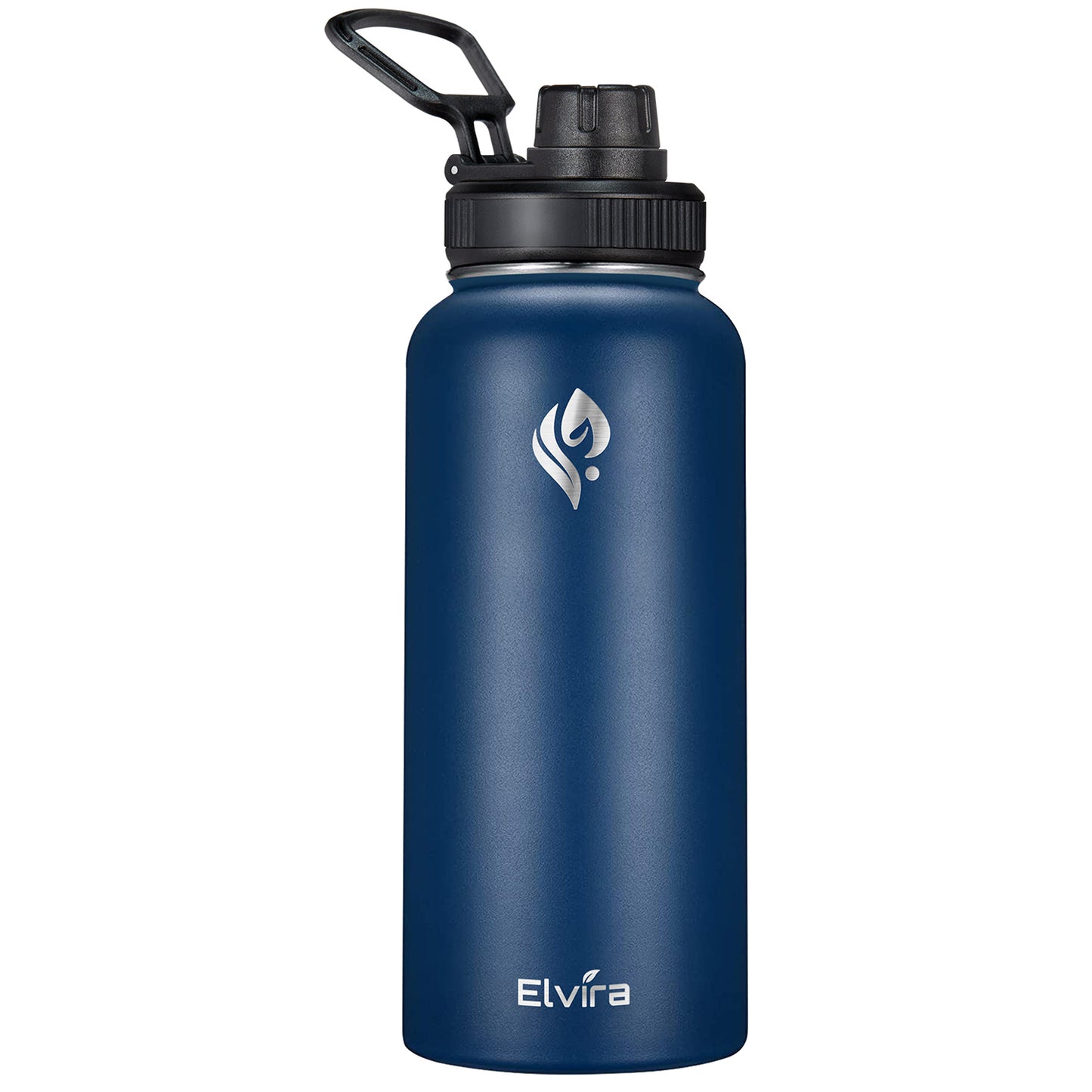Elvira 32oz Vacuum Insulated Stainless Steel Water Bottle with Straw & Spout Lids