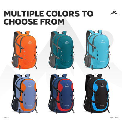 Venture Pal 40L Lightweight Packable Travel Hiking Backpack Daypack - Black