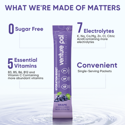 Sugar Free Electrolyte Powder Packets