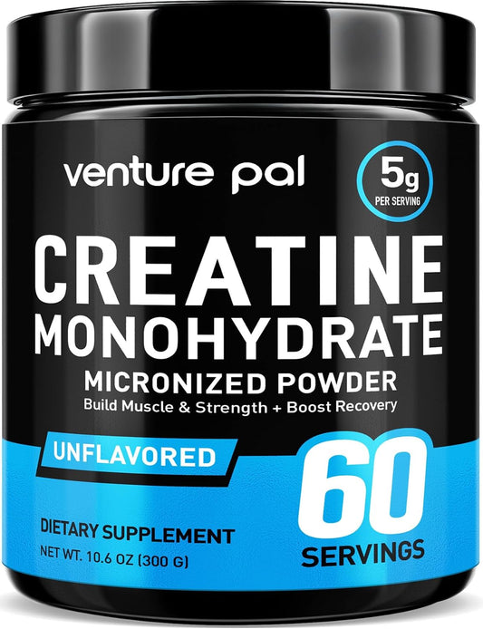 Venture Pal Micronized Creatine Monohydrate Powder – 60 Servings