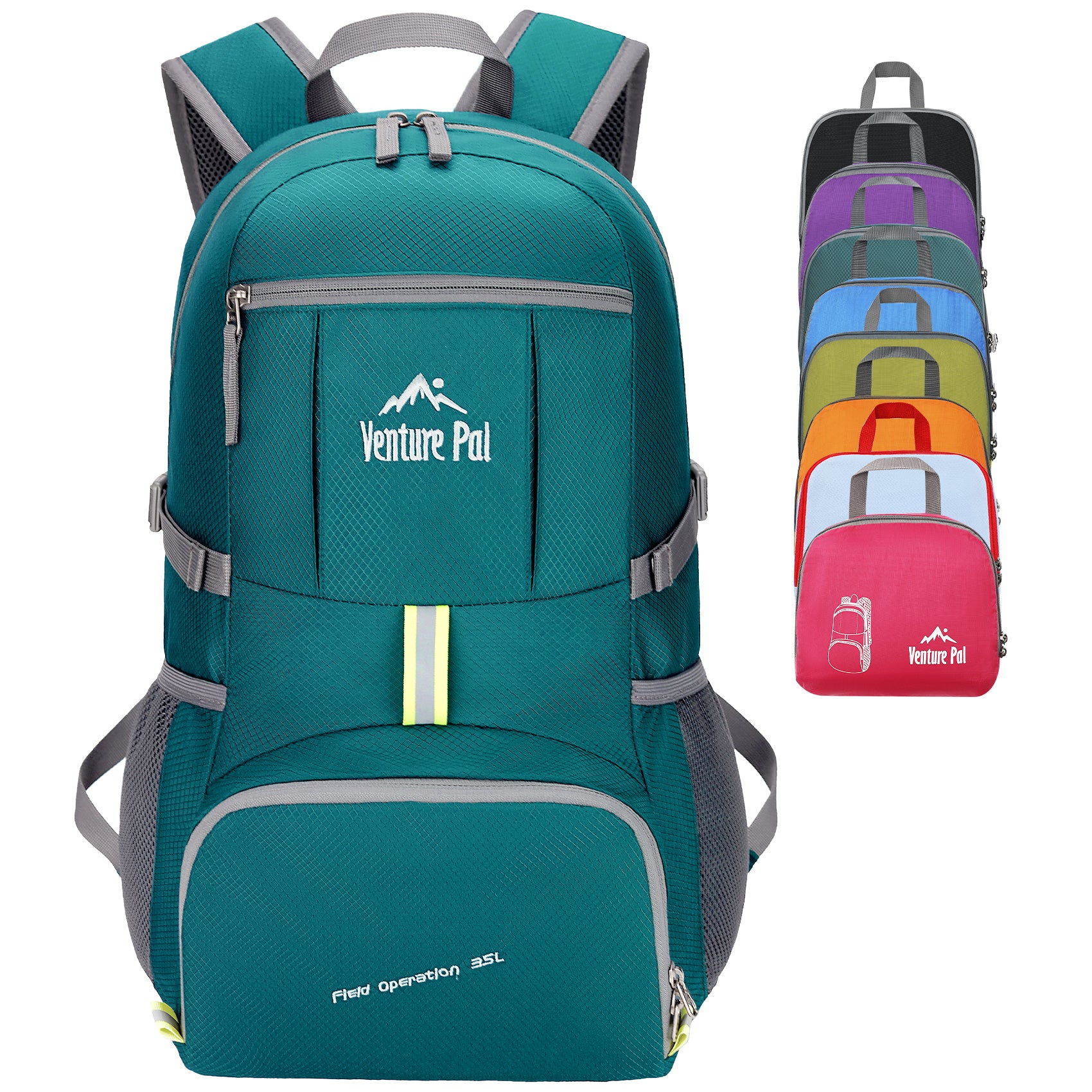 Venture Pal Army Green 35L Double-Layer Bottom & Shoulder Straps Sports Backpack