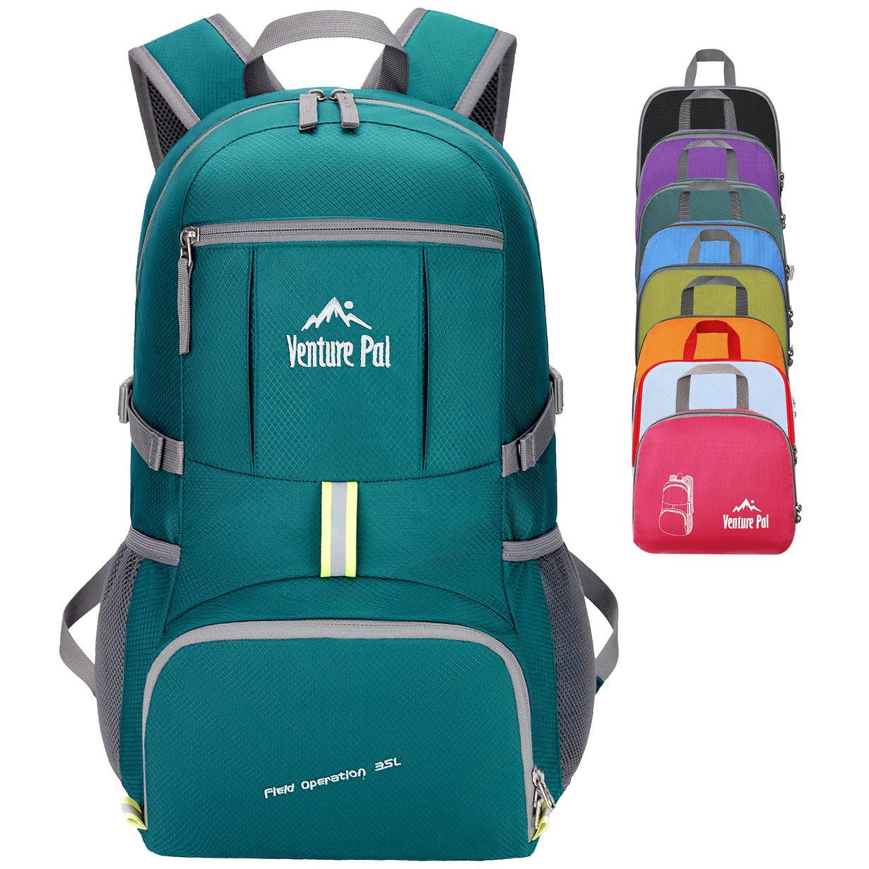 Venture Pal Army Green 35L Double-Layer Bottom & Shoulder Straps Sports Backpack
