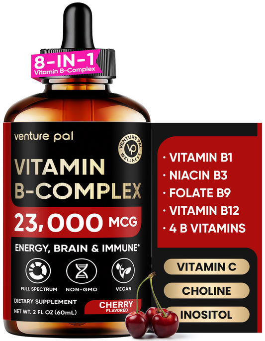 Venture Pal Vitamin B - complex - Cherry - 200 mcg Liquid Drops