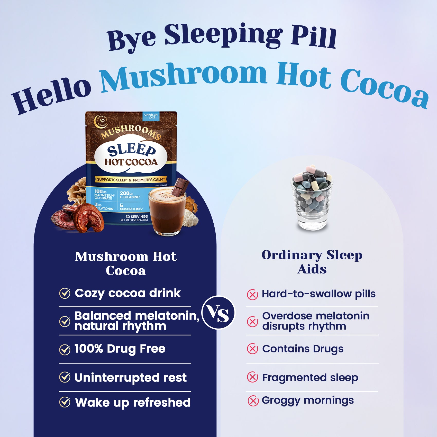 Mushroom Hot Cocoa - 30 servings