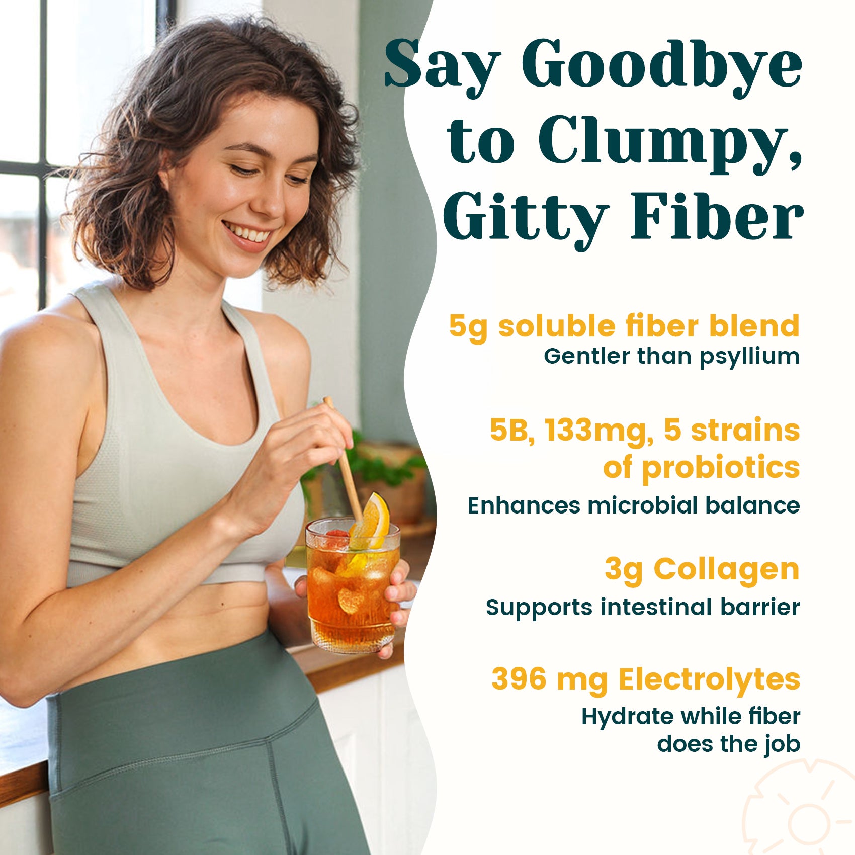 4-in-1 Fiber Supplement - Fruit Punch