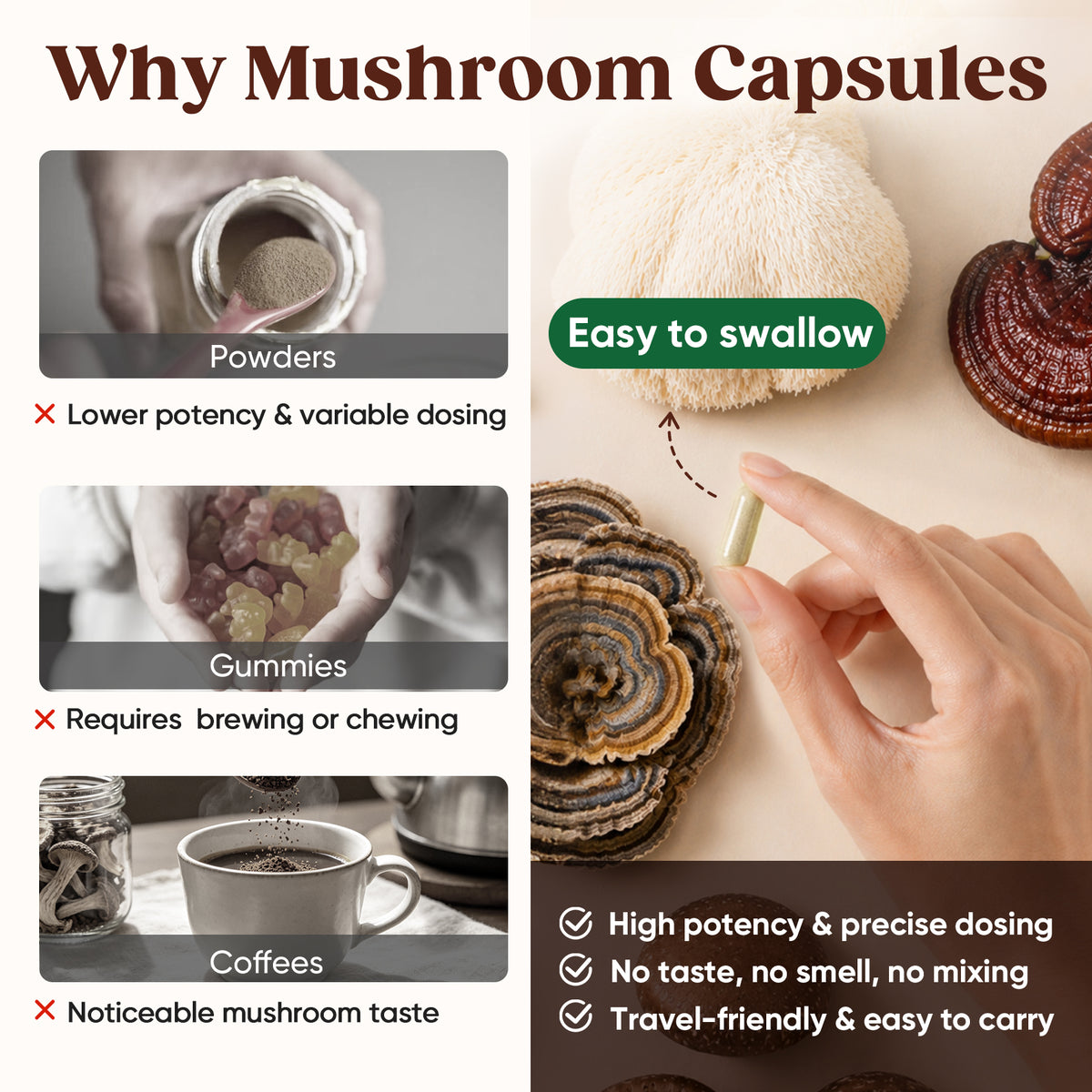 20-Mushroom Extract Capsules