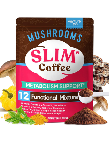 Venture Pal Slim Mushroom Coffee - 40 Servings