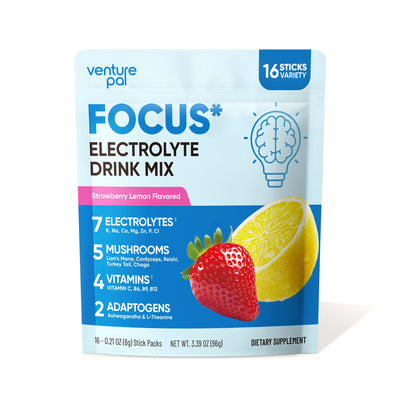 Focus Electrolyte Drink Mix - Strawberry Lemon