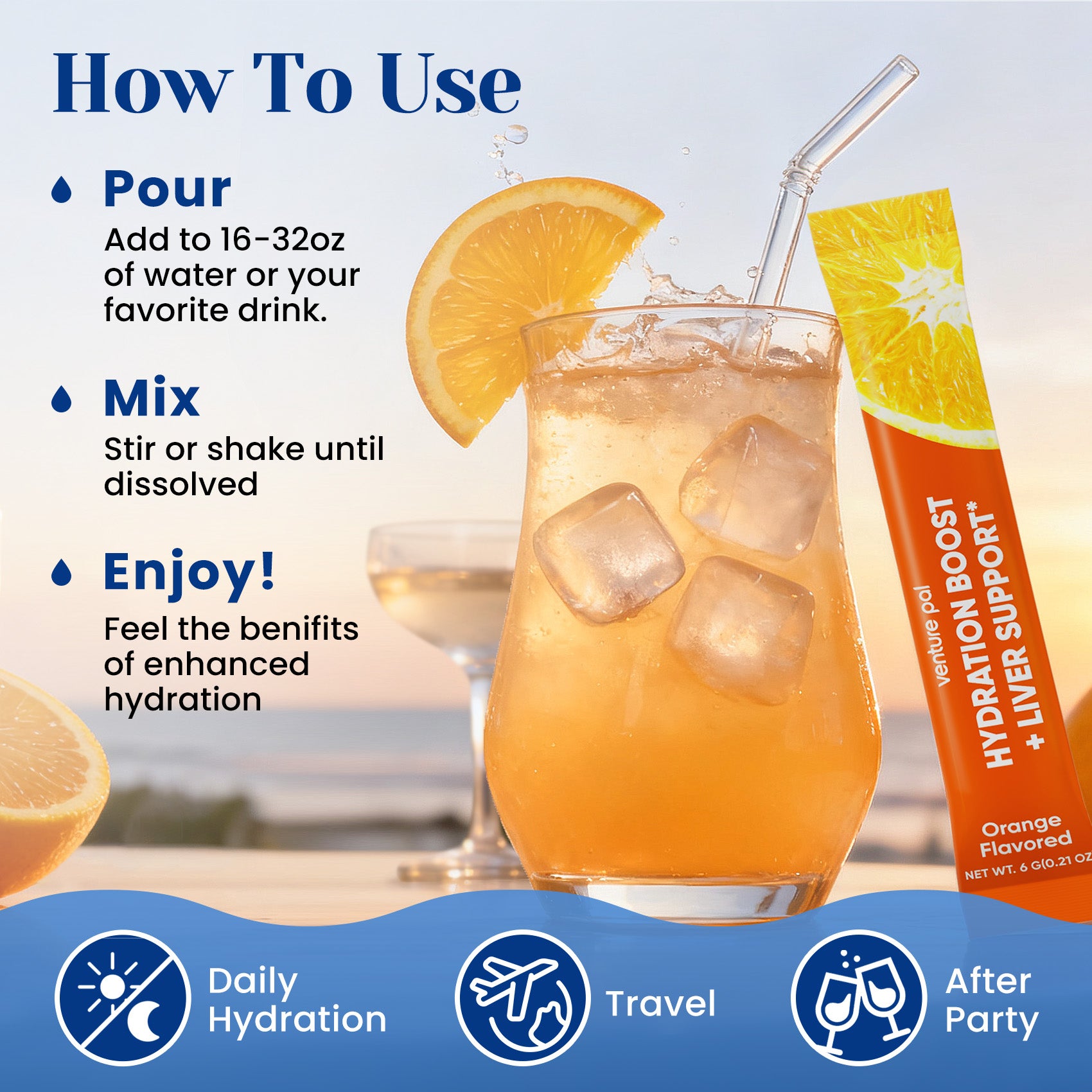 Liver Support Sugar Free Electrolyte Powder Packets