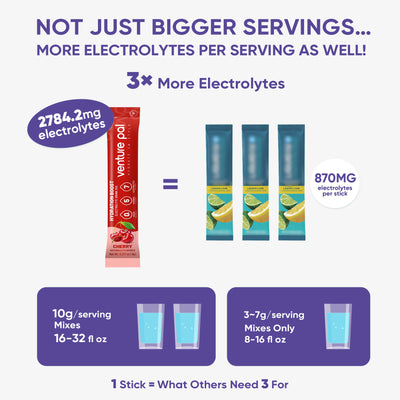 Sugar Free Electrolyte Powder Packets
