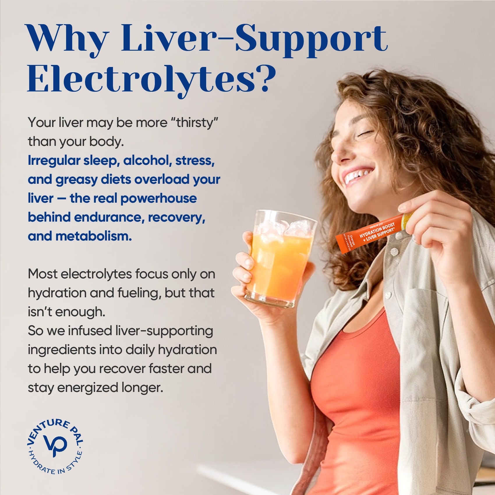 Liver Support Sugar Free Electrolyte Powder Packets