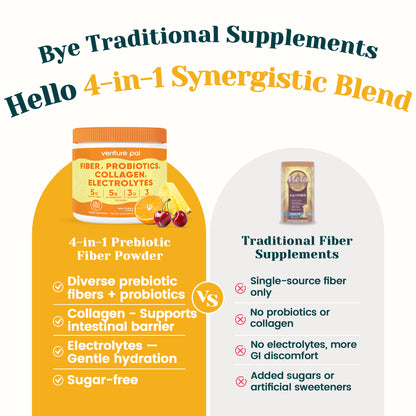 4-in-1 Fiber Supplement - Fruit Punch