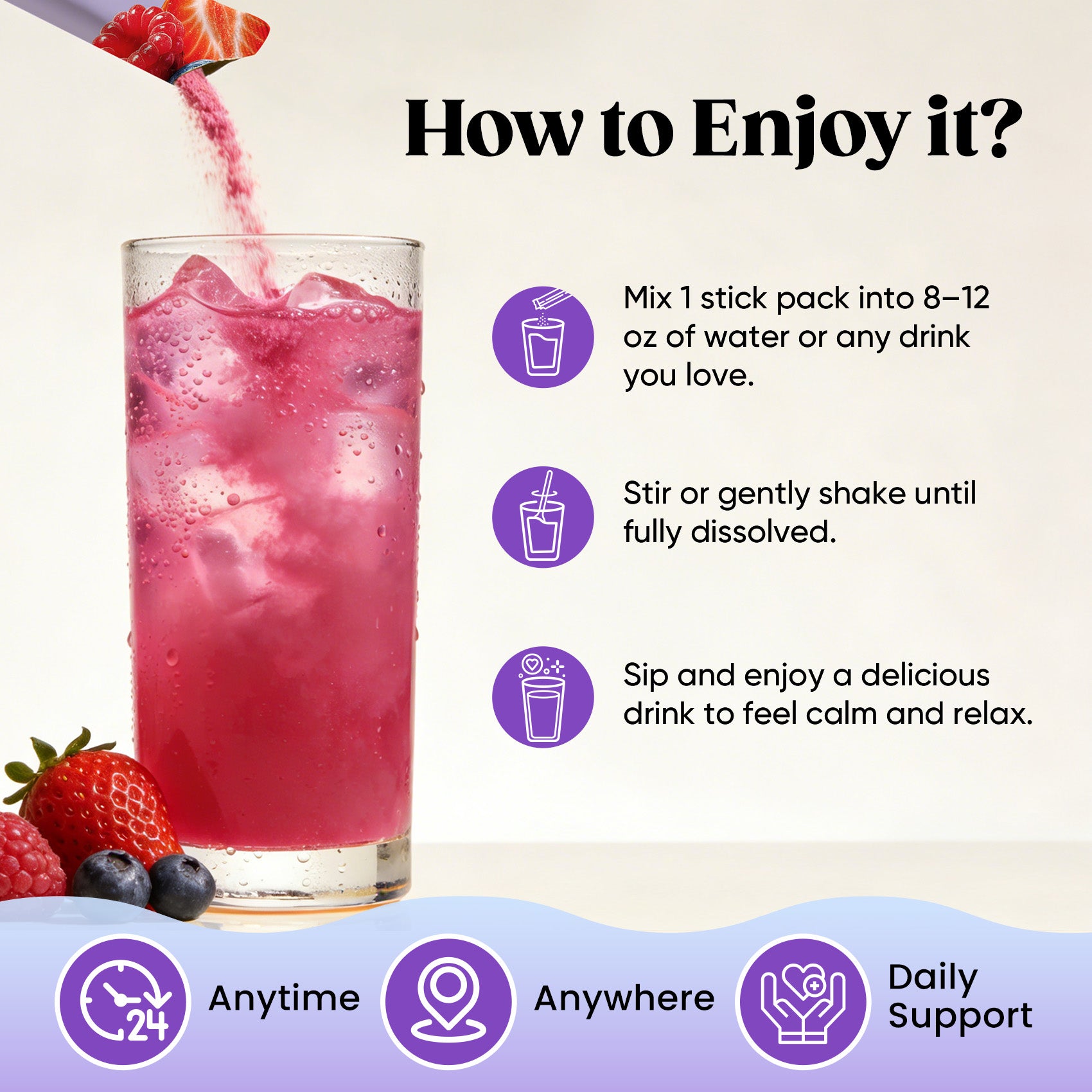 Magnesium Glycinate Powdered Drink Mix