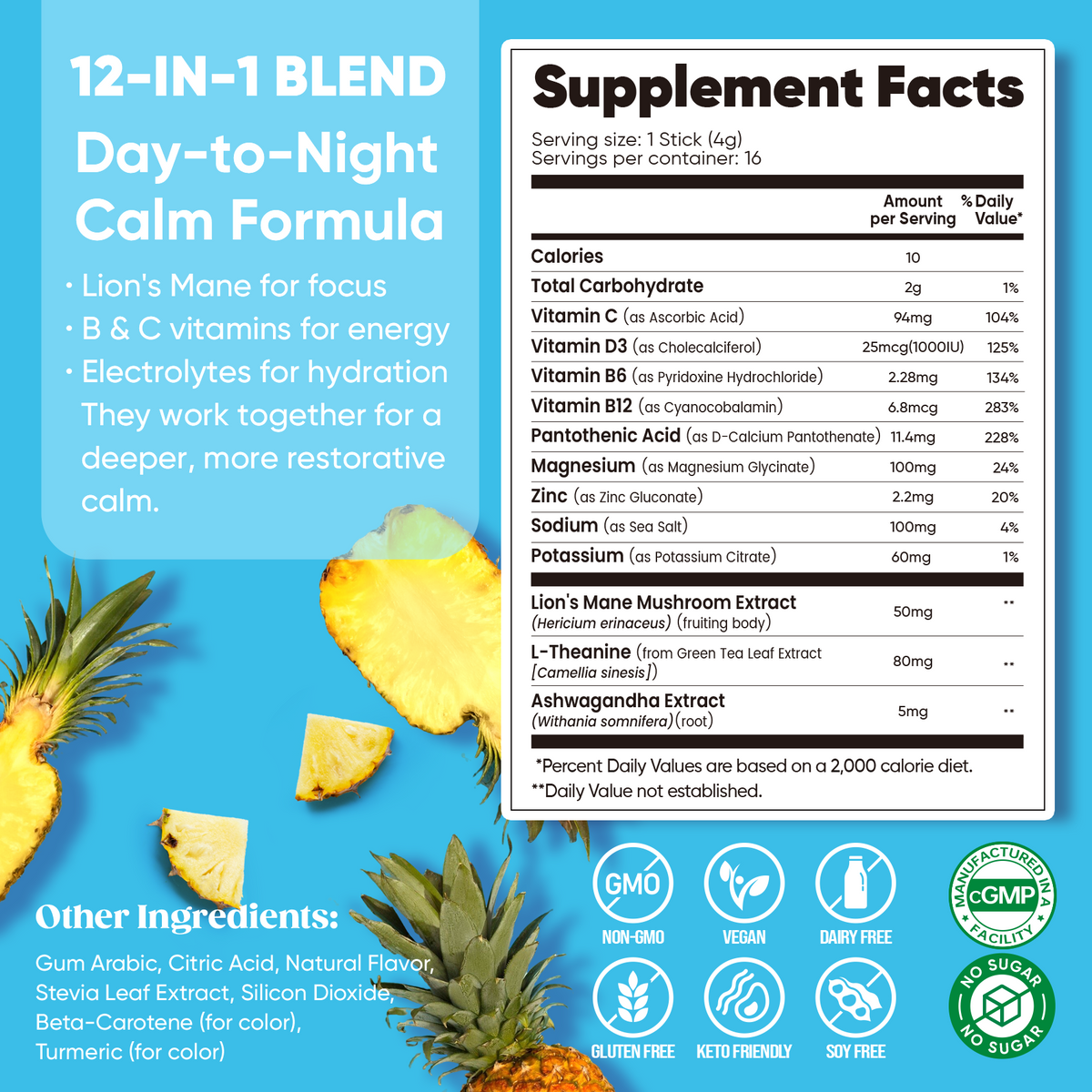 Magnesium Glycinate Powdered Drink Mix