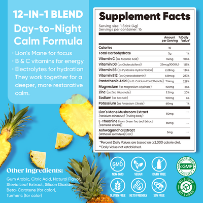 Magnesium Glycinate Powdered Drink Mix