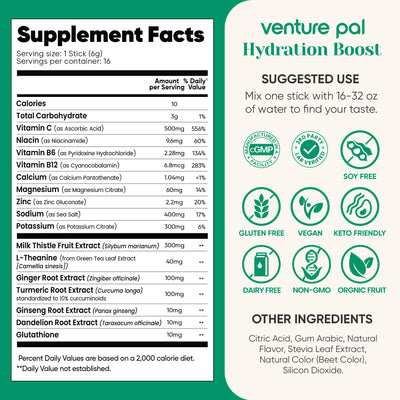 Liver Support Sugar Free Electrolyte Powder Packets