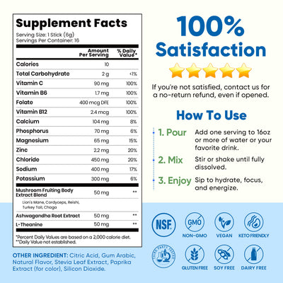 Focus Electrolyte Drink Mix