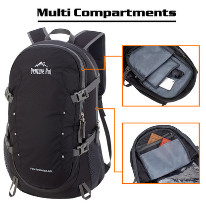 Venture Pal 40L Hiking Backpack and Zero Sugar Electrolyte Powder Orange Flavor