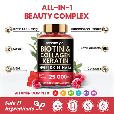 Biotin Gummies – Raspberry