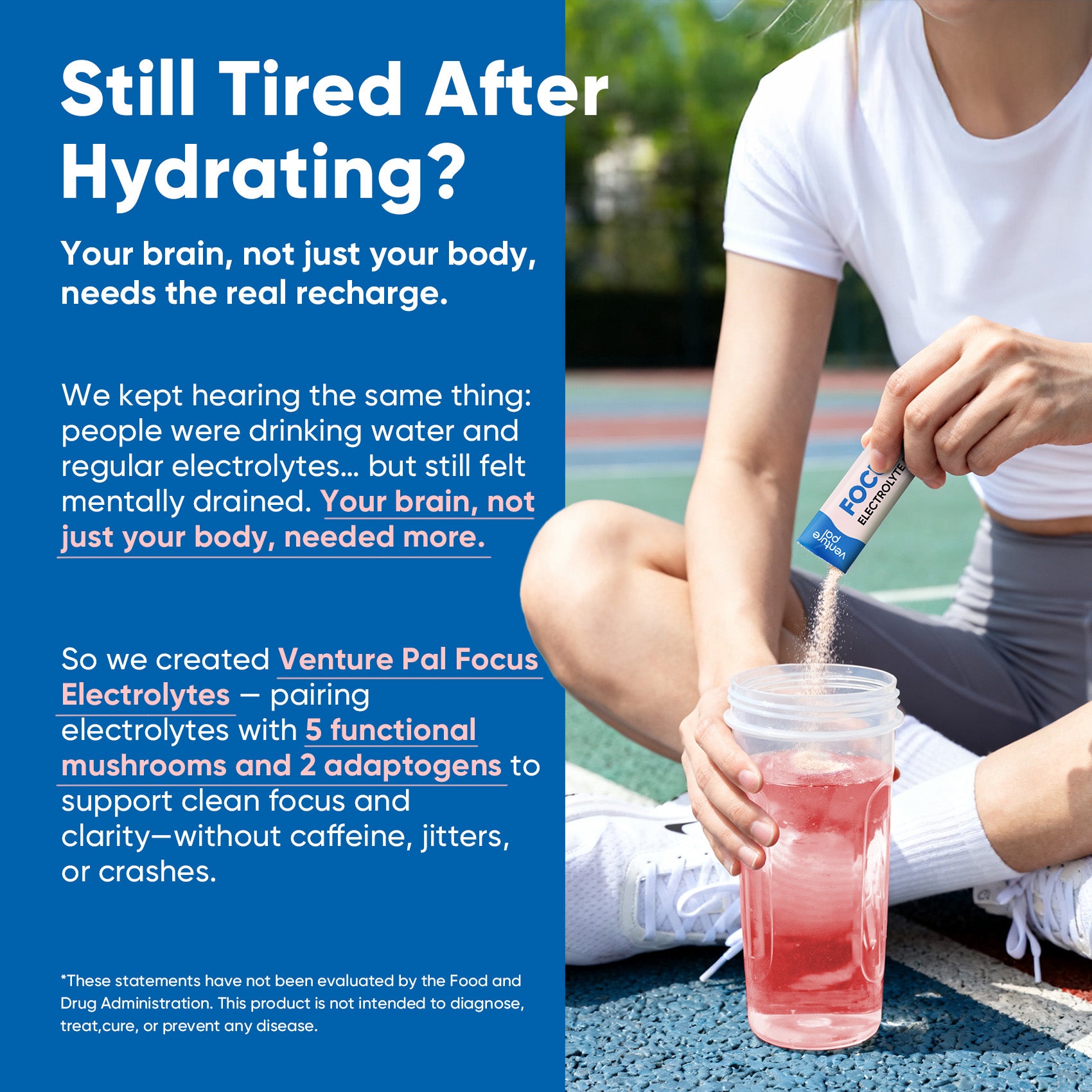 Focus Electrolyte Drink Mix - Cherry