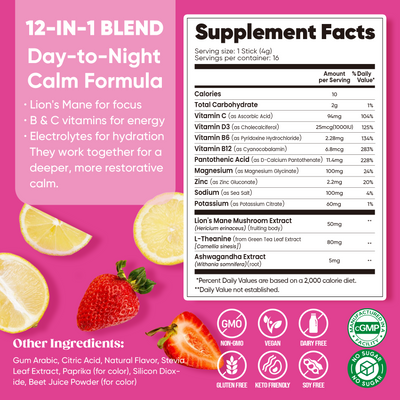 Magnesium Glycinate Powdered Drink Mix