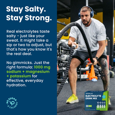 High Sodium Sugar-Free Electrolyte Powder Packets