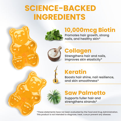 Biotin Gummies – Pineapple