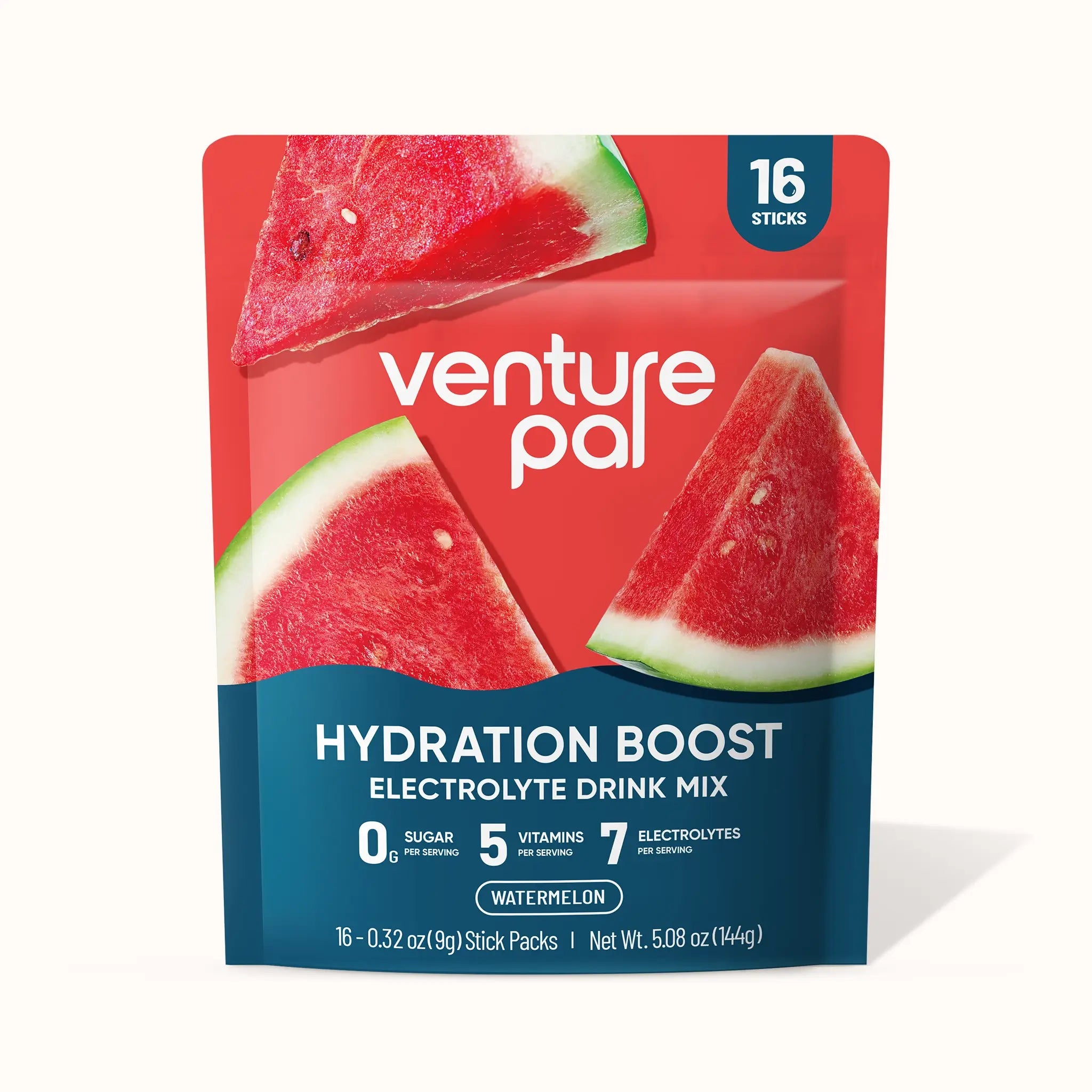 Sugar Free Electrolyte Powder Packets - Watermelon - 16 Sticks